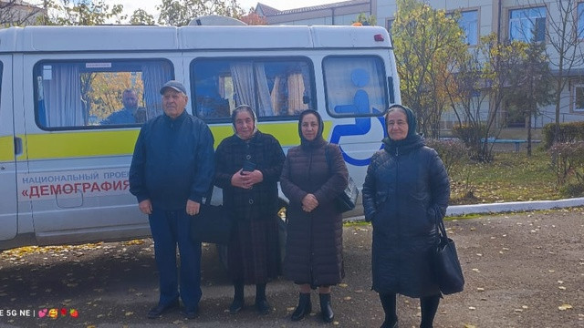 Выезд в рамках программы национального проекта "Демография" "Старшее поколение"