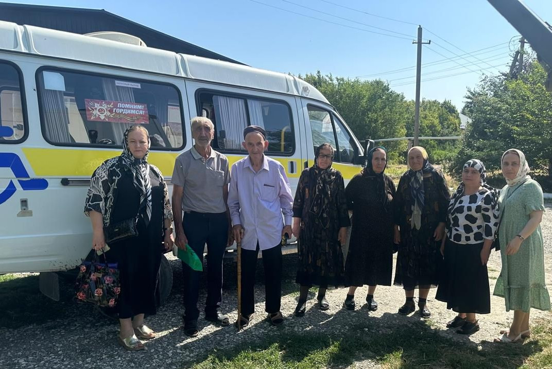 Мобильная бригада Минтруда РД в Бабаюртовском районе в этом году помогла 157 пожилым пройти медобследование в рамках нацпроекта «Семья»