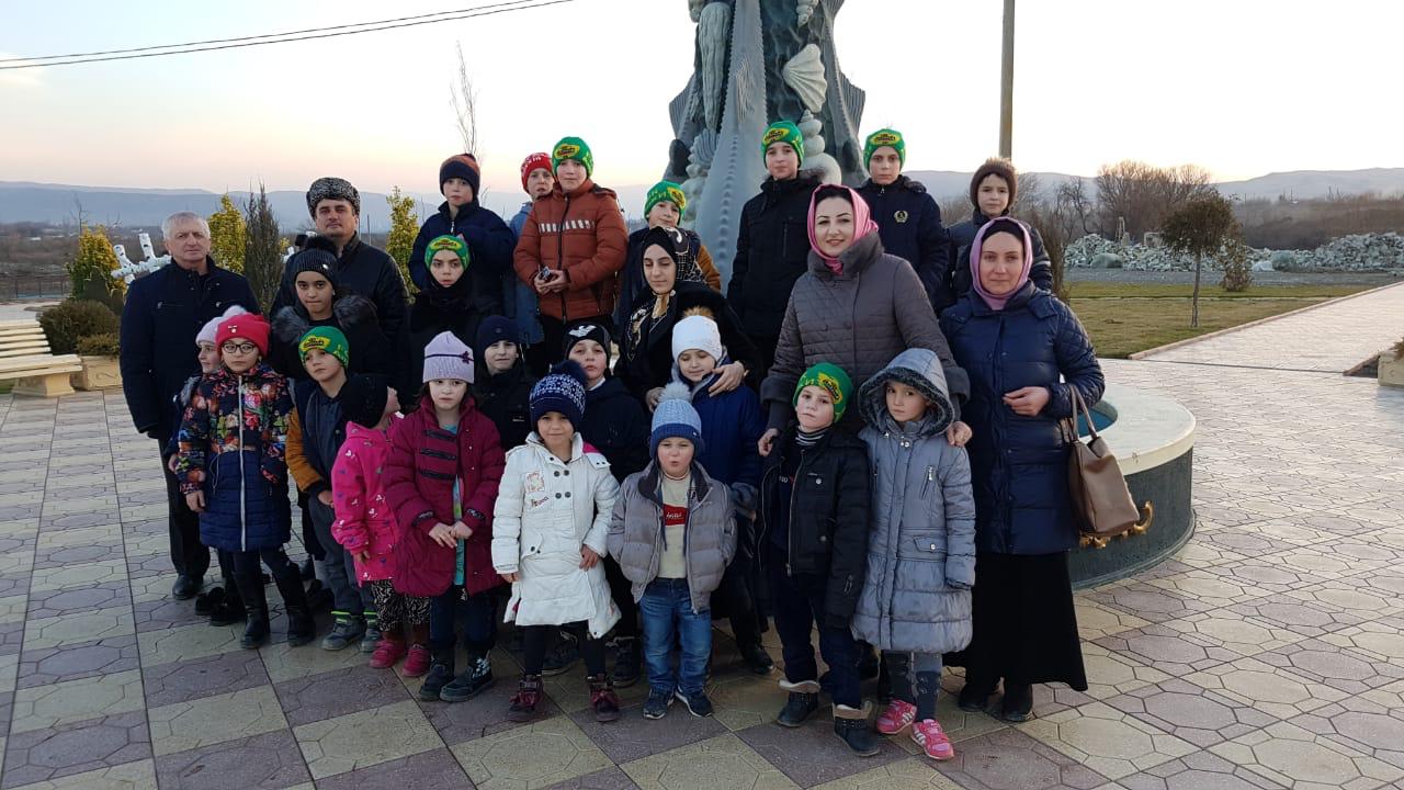  Воспитанники Хасавюртовского социально-реабилитационного центра посетили форелевое хозяйство.