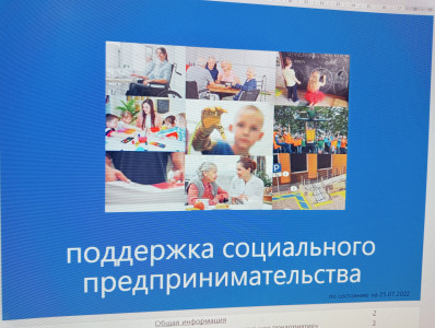 Поддержка социального предпринимательства